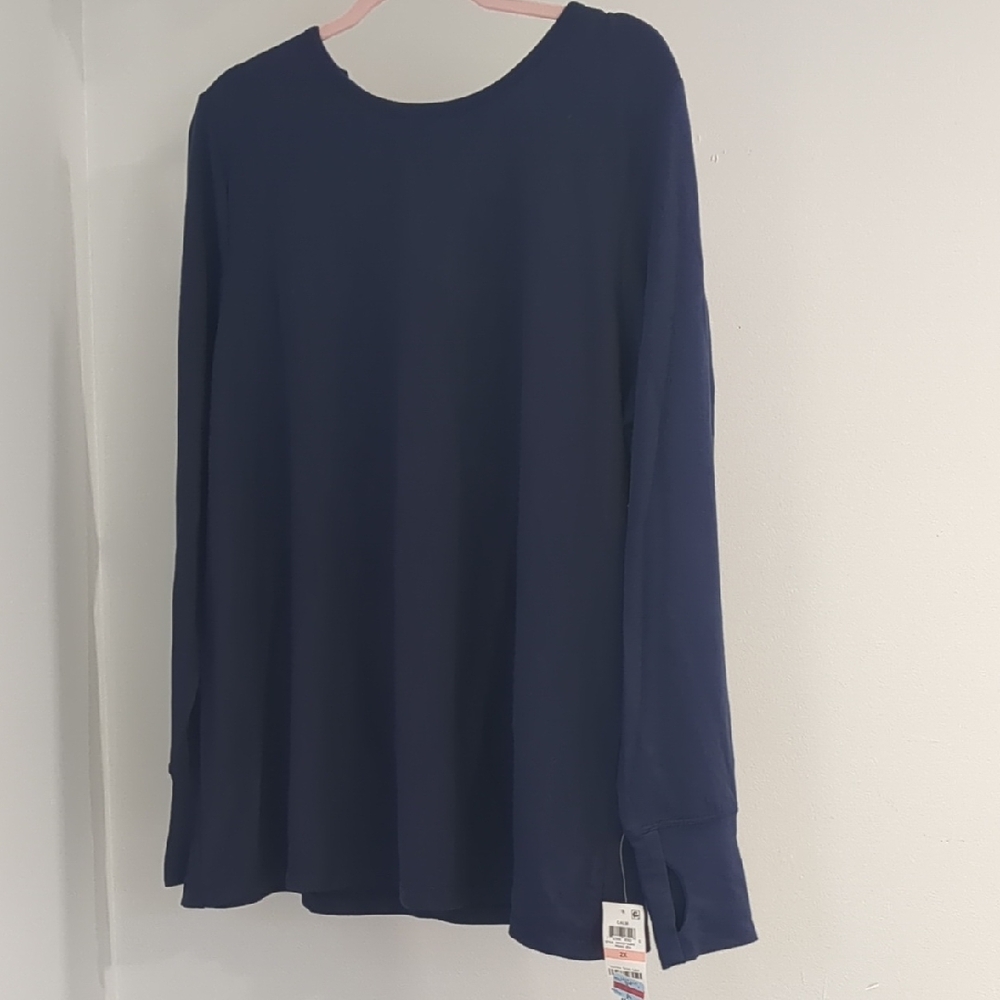 Ideology Women's Sweater - Navy Blue